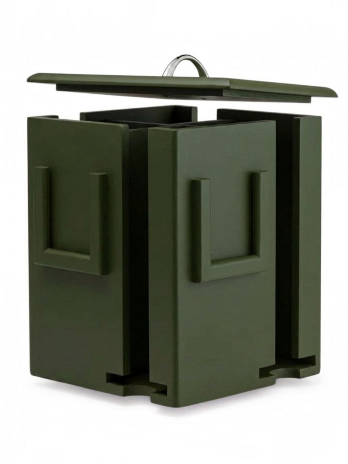 Armoire de rangement à thé portable en bambou