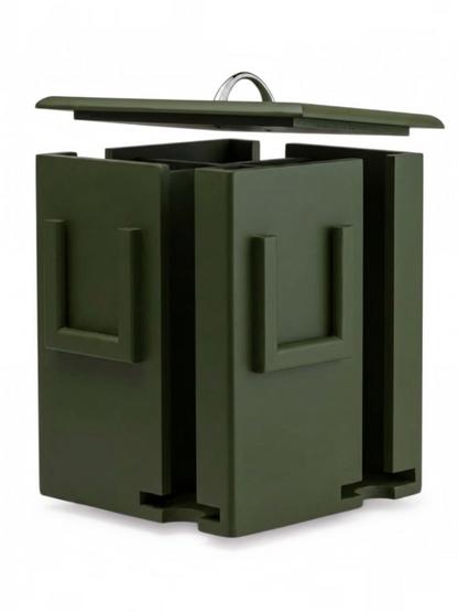 Armoire de rangement à thé portable en bambou